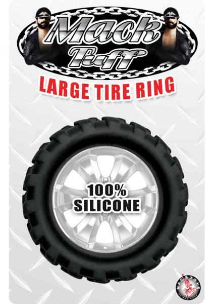 Mack Tuff Large Silicone Tire Ring Black - happyshop365247