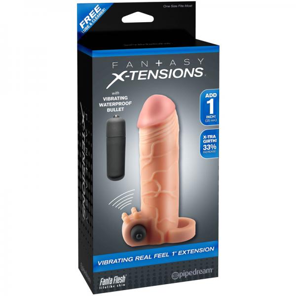 Vibrating Real Feel 1 inch Extension - happyshop365247