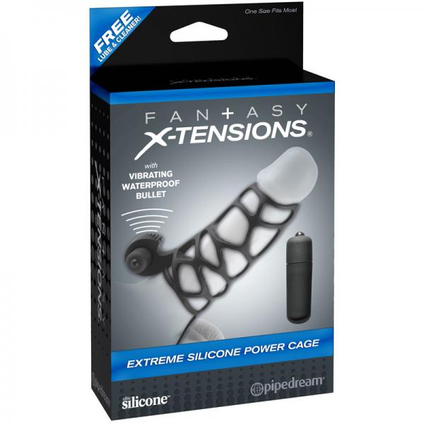 Extreme Silicone Power Cage Black - happyshop365247