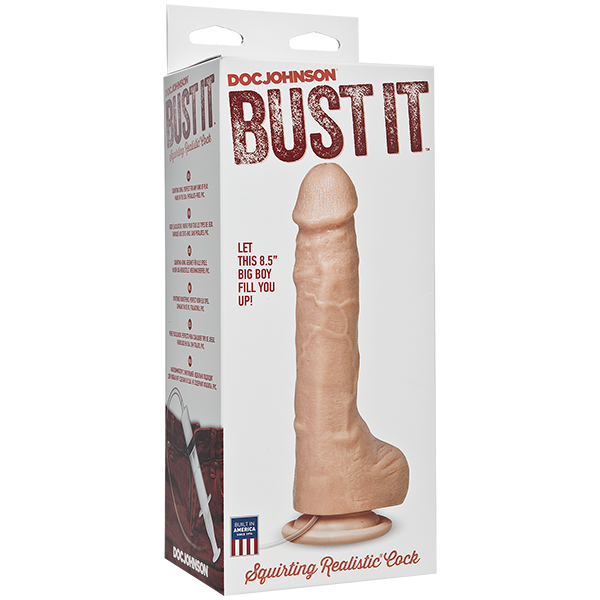 Squirting Realistic Dildo - Beige - happyshop365247