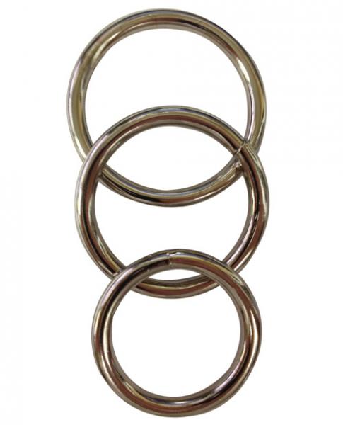 Sportsheets Metal O-Ring 3 Pack Nickel-free Rings - happyshop365247