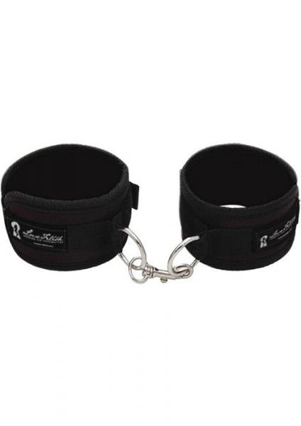 Lux Fetish Quality Love Cuffs Black - happyshop365247