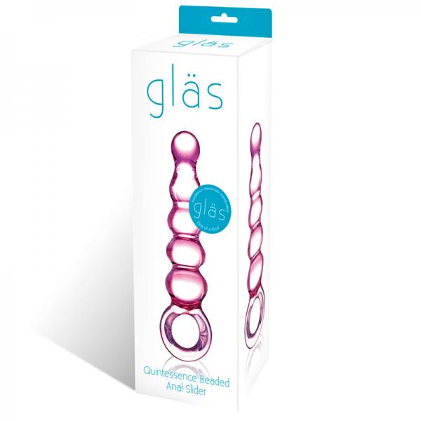 Glas Quintessence Beaded Anal Slider - happyshop365247