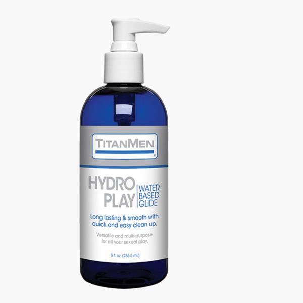 Titanmen Hydro Play Water Based Glide 8oz. - happyshop365247