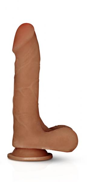 X5 Grinder Latin Realistic Dildo Brown - happyshop365247