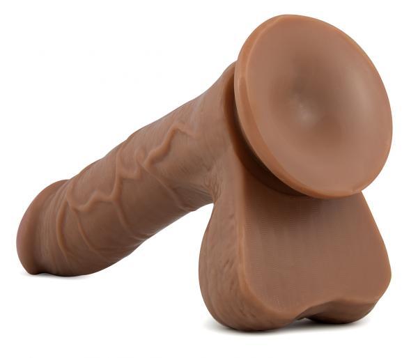 X5 Grinder Latin Realistic Dildo Brown - happyshop365247