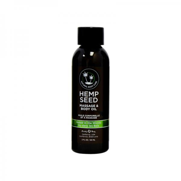 Earthly Body Massage Oil Naked In The Woods 2oz - happyshop365247