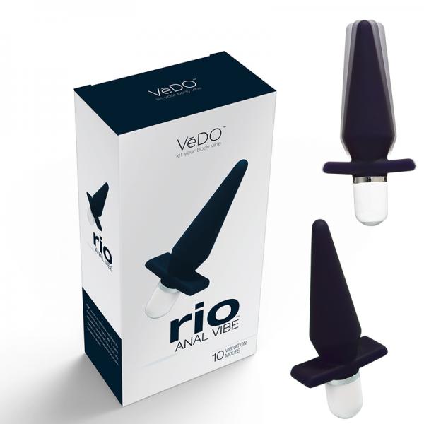 Vedo Rio Anal Vibe Just Black - happyshop365247
