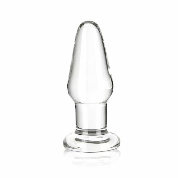 Glas 3.5 inches Glass Butt Plug Clear - happyshop365247