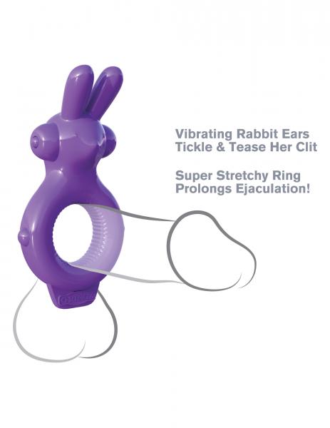 Fantasy C-Ringz Rabbit Ring Purple Vibrator - happyshop365247