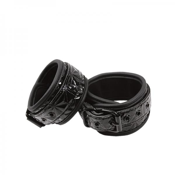 Sinful Black Wrist Cuffs - happyshop365247