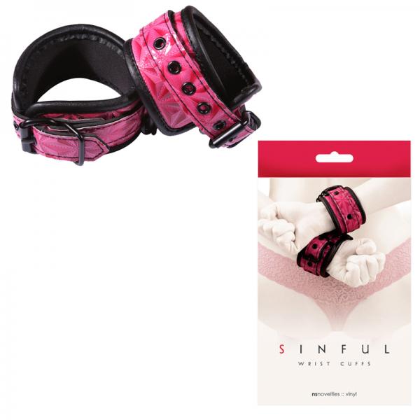 Sinful Wrist Cuffs Pink - happyshop365247