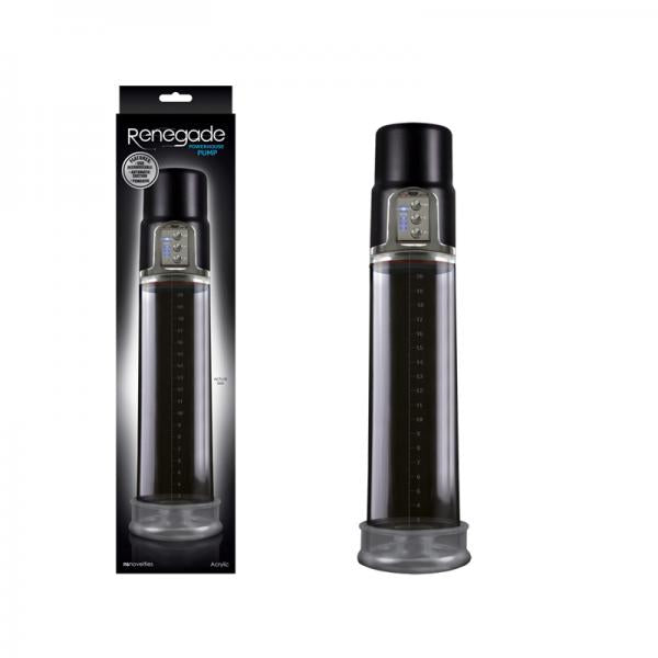 Renegade Powerhouse Pump Rechargeable Black - happyshop365247