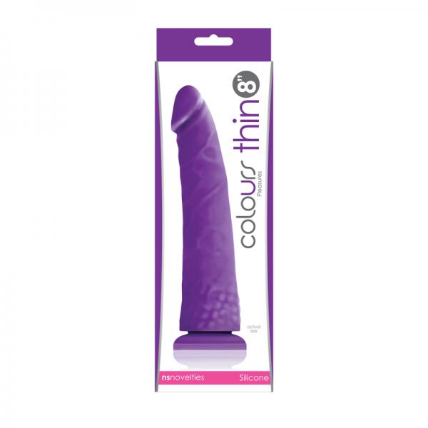 Colours Pleasures Thin 8in Purple - happyshop365247