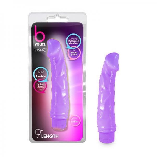 B Yours Vibe 6 Purple Realistic Vibrator - happyshop365247
