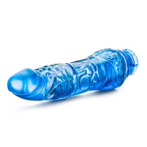 B Yours Vibe 7 Blue Vibrating Dildo - happyshop365247