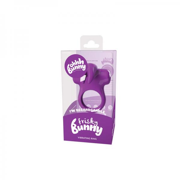 Frisky Bunny Vibrating Ring Purple - happyshop365247