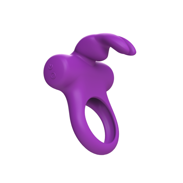 Frisky Bunny Vibrating Ring Purple - happyshop365247