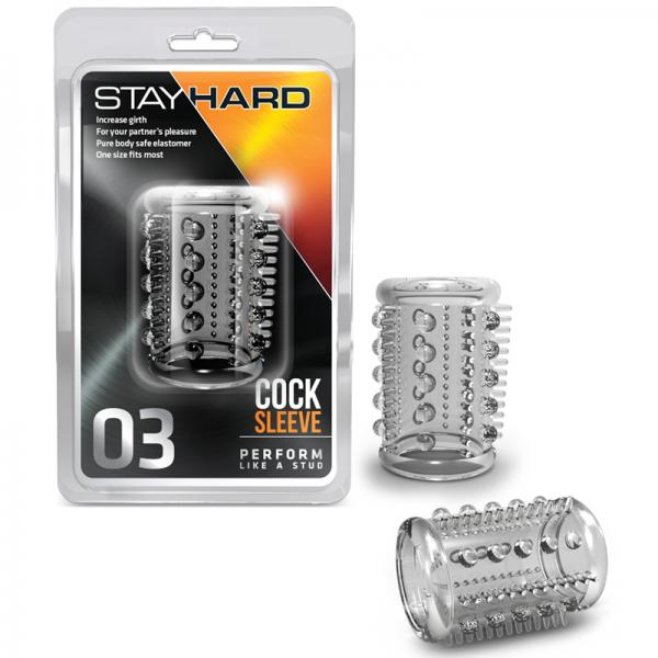 Stay Hard Cock Sleeve 03 Clear - happyshop365247