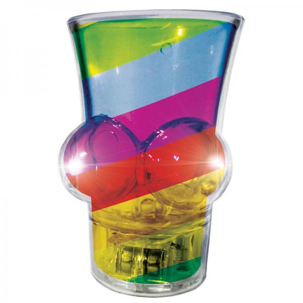Light Up Rainbow Boobie Shot Glass - happyshop365247