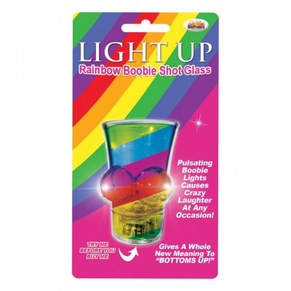 Light Up Rainbow Boobie Shot Glass - happyshop365247