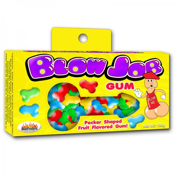 Blow Job Pecker Shaped Bubble Gum Fruit Flavored 3.5oz - happyshop365247