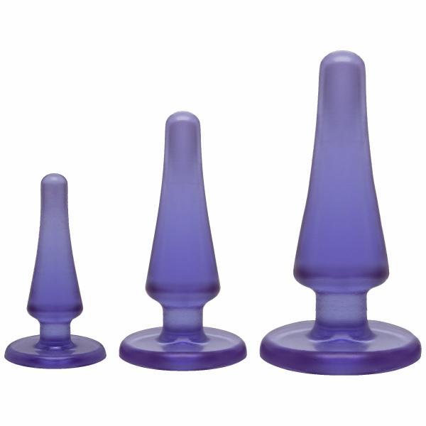 Crystal Jellies Anal Initiation Kit Purple - happyshop365247