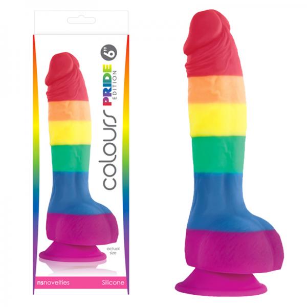 Colours Pride Edition 6 inches Dong Rainbow - happyshop365247