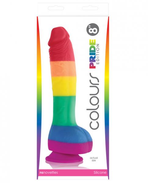 Colours Pride Edition 8 inches Dong Rainbow - happyshop365247