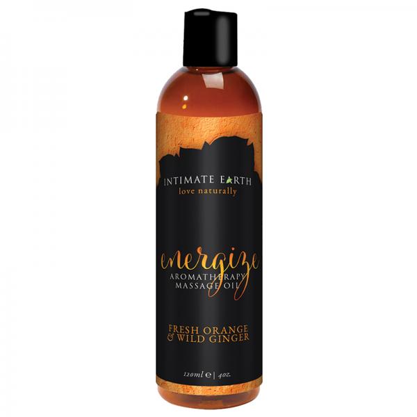 Intimate Earth Energize Massage Oil 4oz - happyshop365247