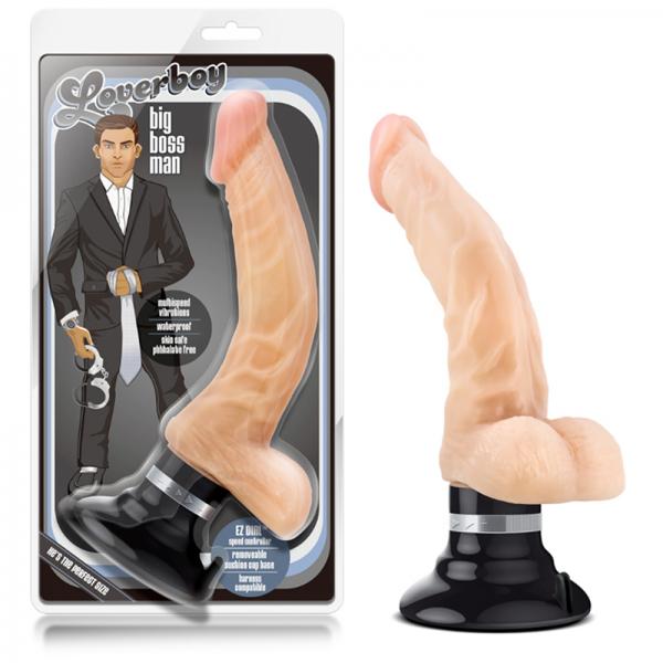 Loverboy The Boss Man Beige Vibrating Dildo - happyshop365247