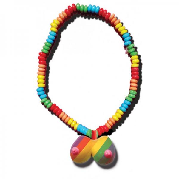 Rainbow Boobie Candy Necklace - happyshop365247