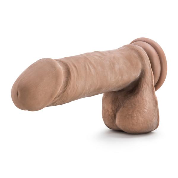 Au Naturel 8 inches Sensa Feel Dildo Latin Tan - happyshop365247