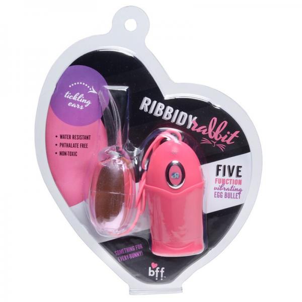 Ribbidy Rabbit Egg Bullet Vibrator Pink - happyshop365247