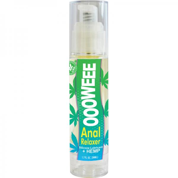 Ooowee Anal Relaxing Silicone Lubricant With Hemp Seed Oil 1.7 Oz Bottle - happyshop365247