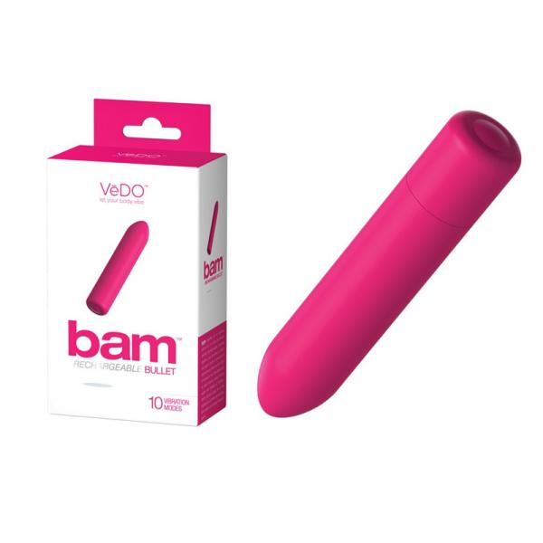 Vedo Bam Rechargeable Bullet - Foxy Pink - happyshop365247