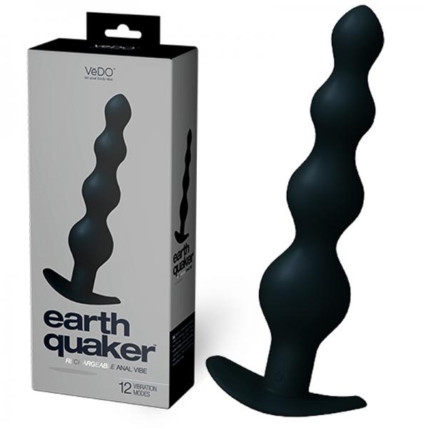 Vedo Earth Quaker Anal Vibe - Just Black - Men's - happyshop365247