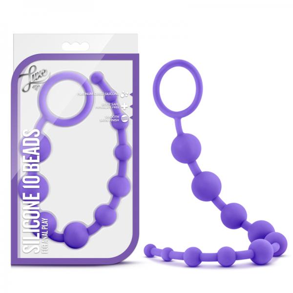 Luxe Silicone 10 Beads Purple - happyshop365247