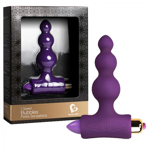 Petite Sensations Bubbles 7X Purple Butt Plug - happyshop365247