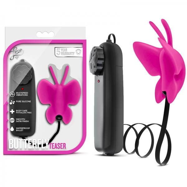 Luxe Butterfly Teaser Pink Clitoral Vibrator - happyshop365247