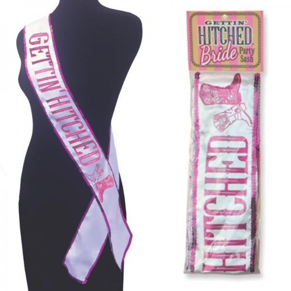Gettin Hitched Bride Party Sash - happyshop365247