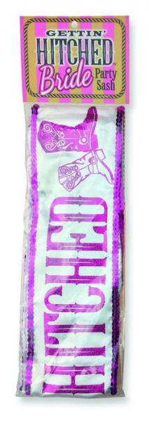 Gettin Hitched Bride Party Sash - happyshop365247