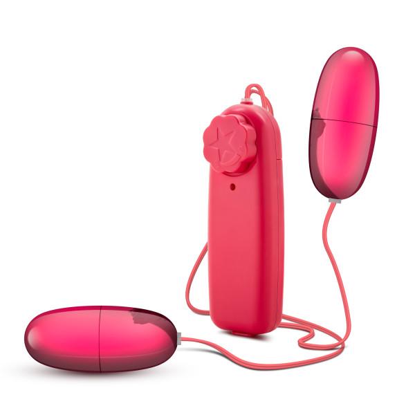 Double Pop Eggs Cerise Pink Vibrating Bullet - happyshop365247
