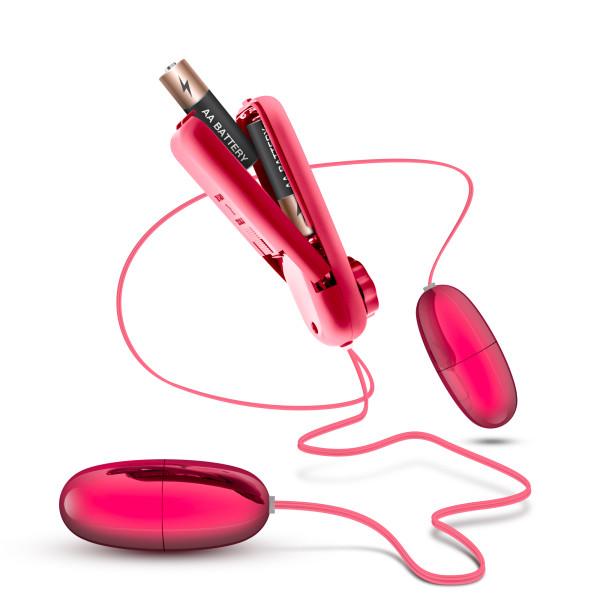Double Pop Eggs Cerise Pink Vibrating Bullet - happyshop365247