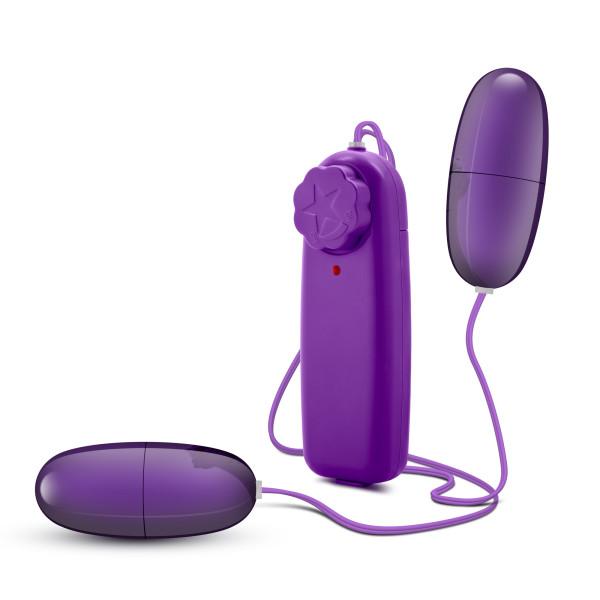Double Pop Eggs Plum Purple Vibrating Bullet - happyshop365247