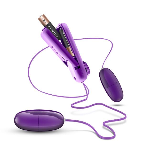 Double Pop Eggs Plum Purple Vibrating Bullet - happyshop365247