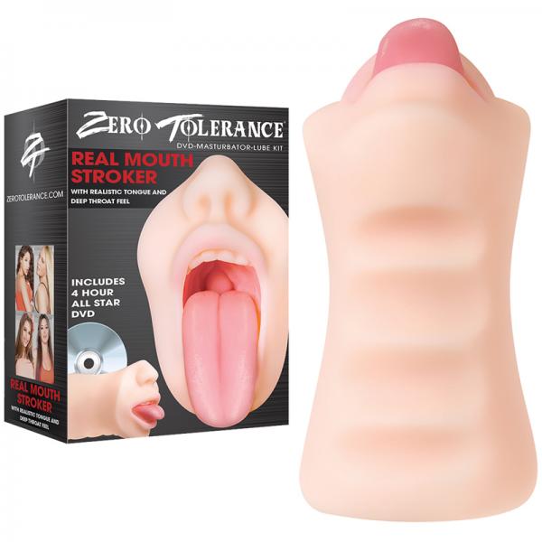 Zero Tolerance Real Mouth Stroker W/dvd - happyshop365247