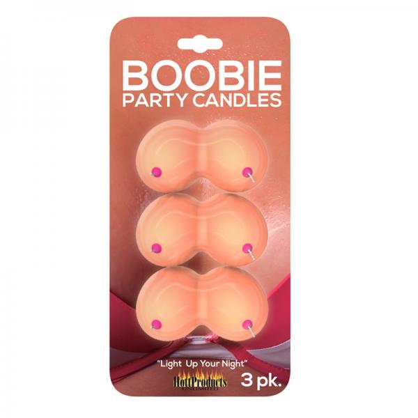 Boobie Party Candles 3 Pack - happyshop365247