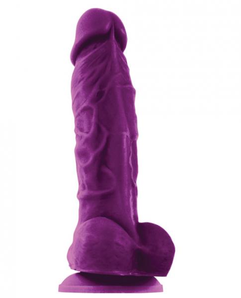 Coloursoft 5 inches Soft Dildo Purple - happyshop365247