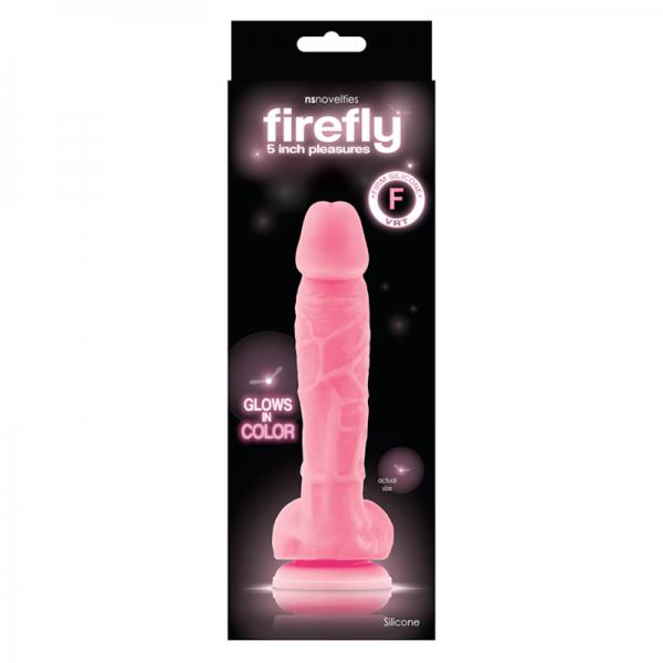 Firefly 5 inches Glowing Dildo Pink - happyshop365247